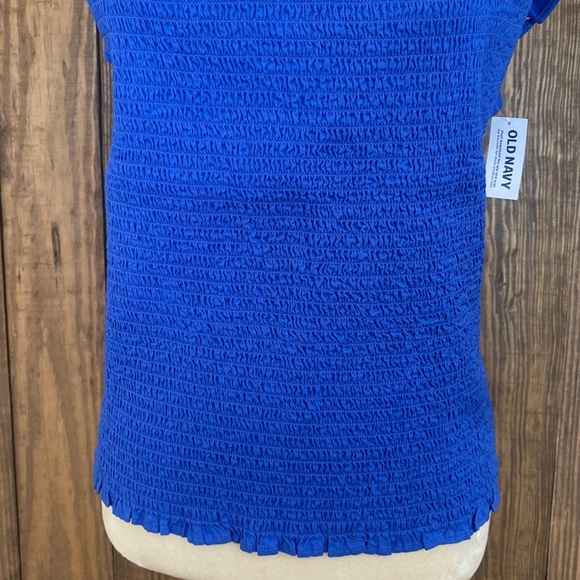 Fitted Ruffle-Trim Smocked Cropped Top for Women - Picture 6 of 8